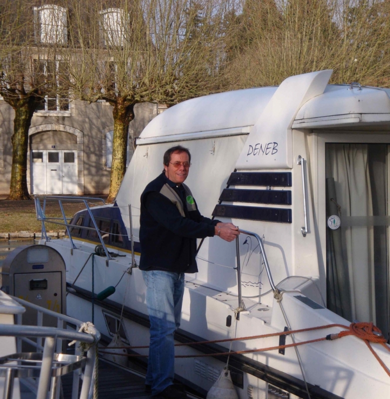 Bruno Chanal, capitaine du port de Briare (Photo BC)