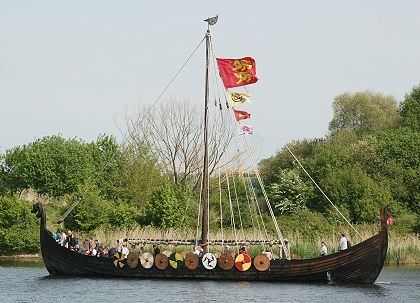 Le drakkar sur la Seine (Photo DR)