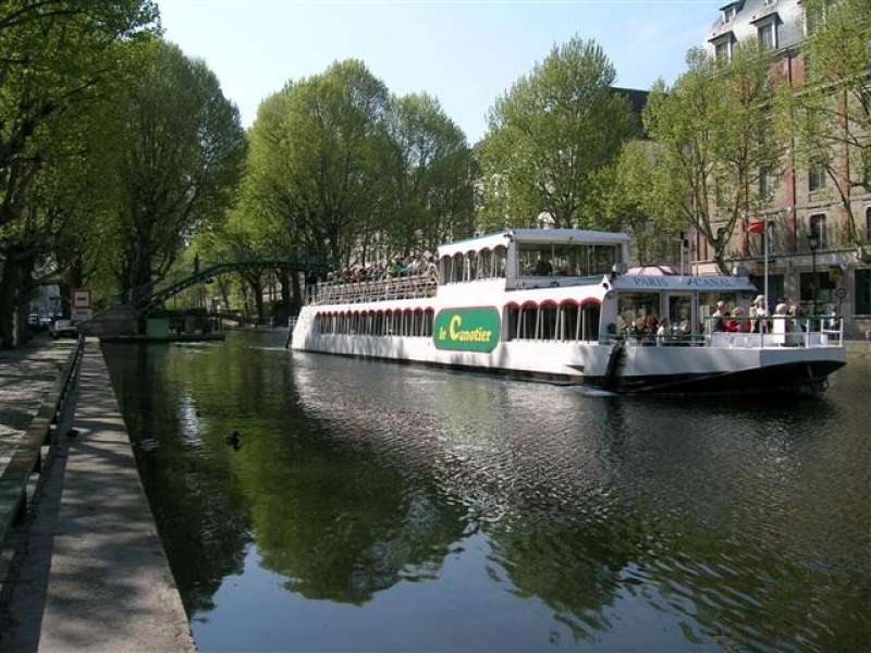 "Le Canotier" sur le canal Saint Martin (Photo CG 93)