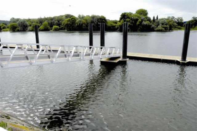 La halte fluviale de Oissel (photo ville de Oissel)