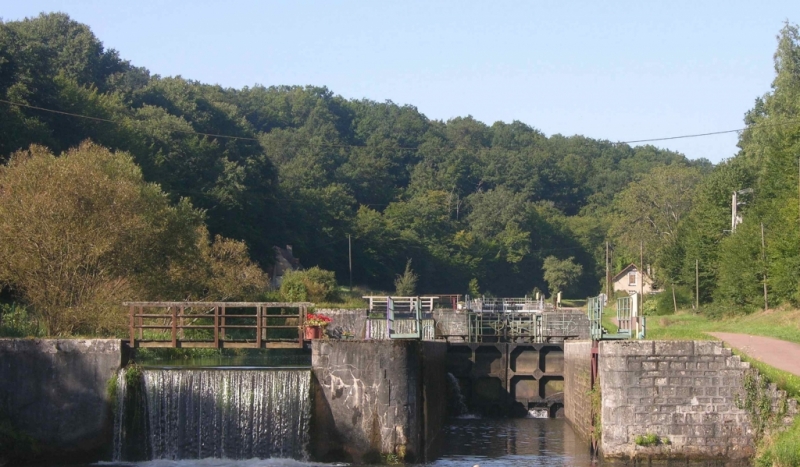 Dans l'échelle de Sardy (Photo PJL)