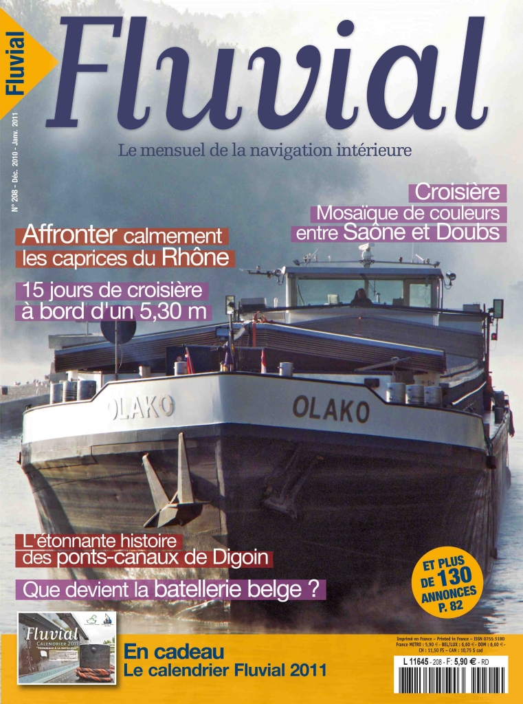 Couverture du n° 208 (déc/janv.) de FLUVIAL