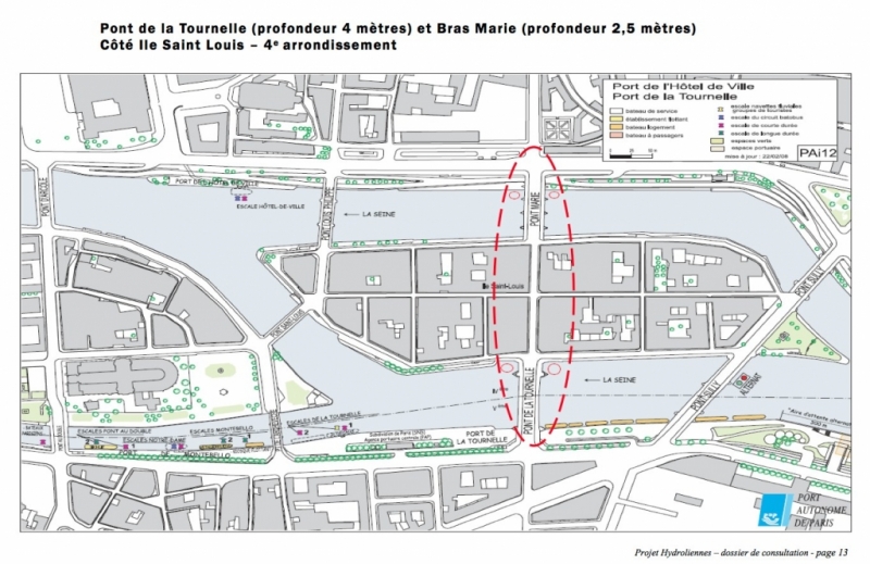 Zone d'expérimentation des hydroliennes