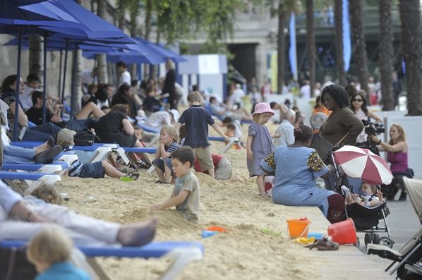 Paris-Plage le 20/07/09 (Photo Mairie de Paris - S. Robichon)