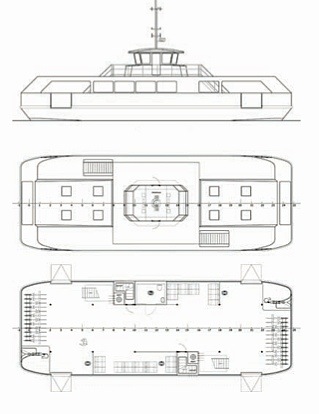 Plans du futur Waterbus de Rotterdam