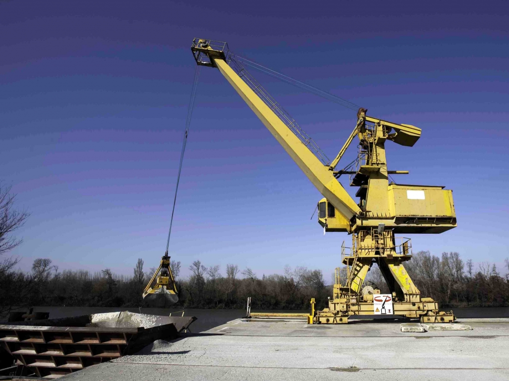 La grue du port du Pontet (Photo CCI Vaucluse)