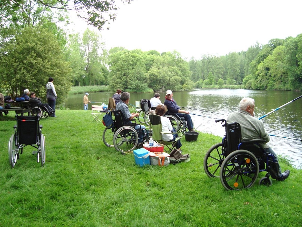 La pêche dans un fauteuil (Photo Smatah)