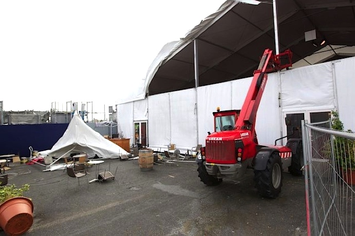 La tempête a soufflé le Grand-Pavois (Photo G.Delacuvellerie)