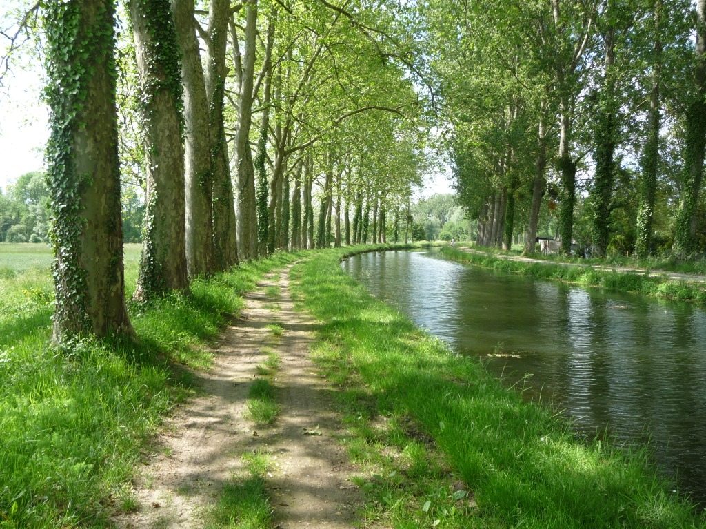 Halage du bief de Tracy - Canal de Berry (Photo B.Paré)