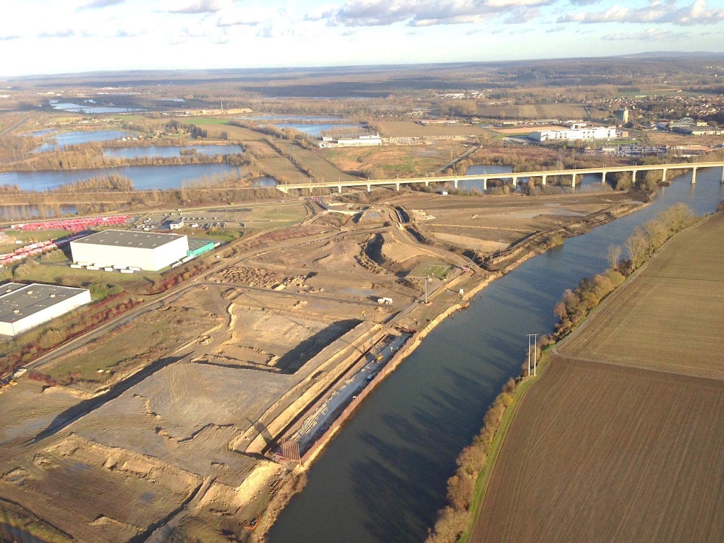 Emplacement du futur port de Longueil-Sainte-Marie (Photo Port LSM)