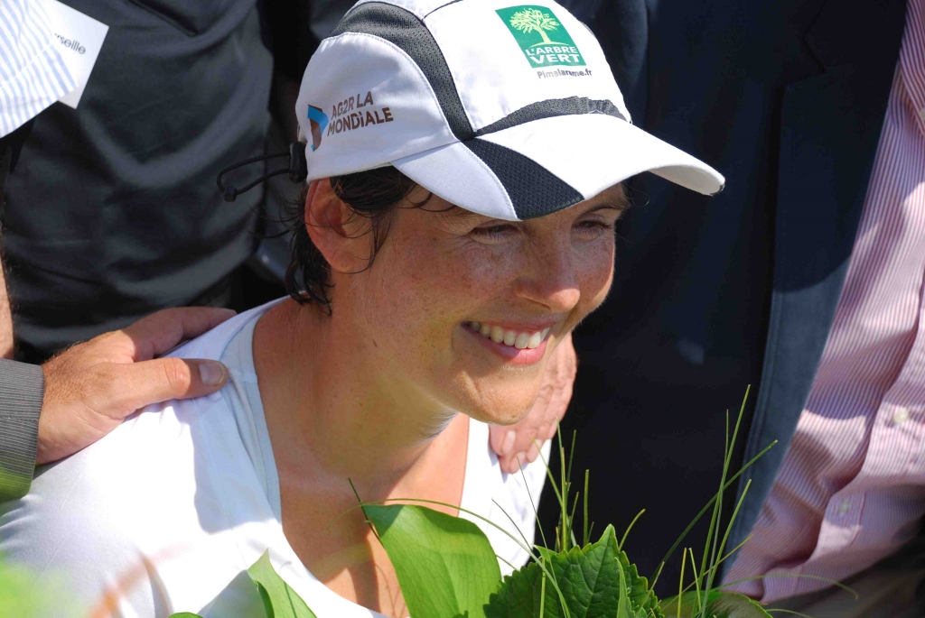 Nathalie Benoit - Le sourire de l'arrivée (Photo J-F Macaigne)