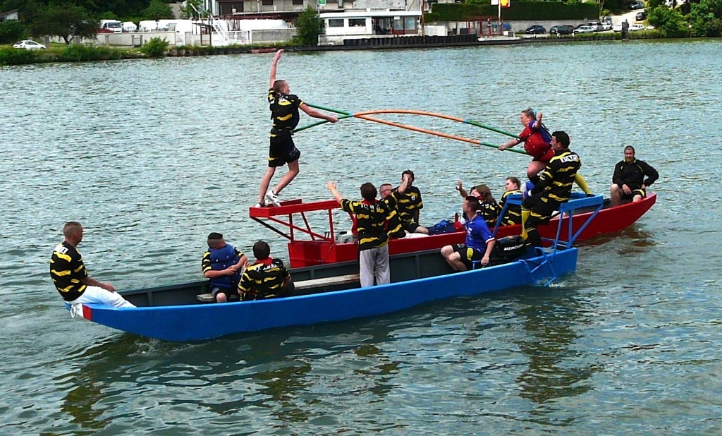 Les jouteurs de Saint Mammès (Photo G.Matignon)