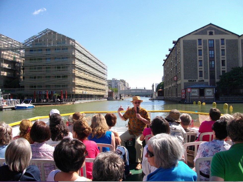 À l'entrée du canal de l'Ourcq (Photo Tourisme-93)