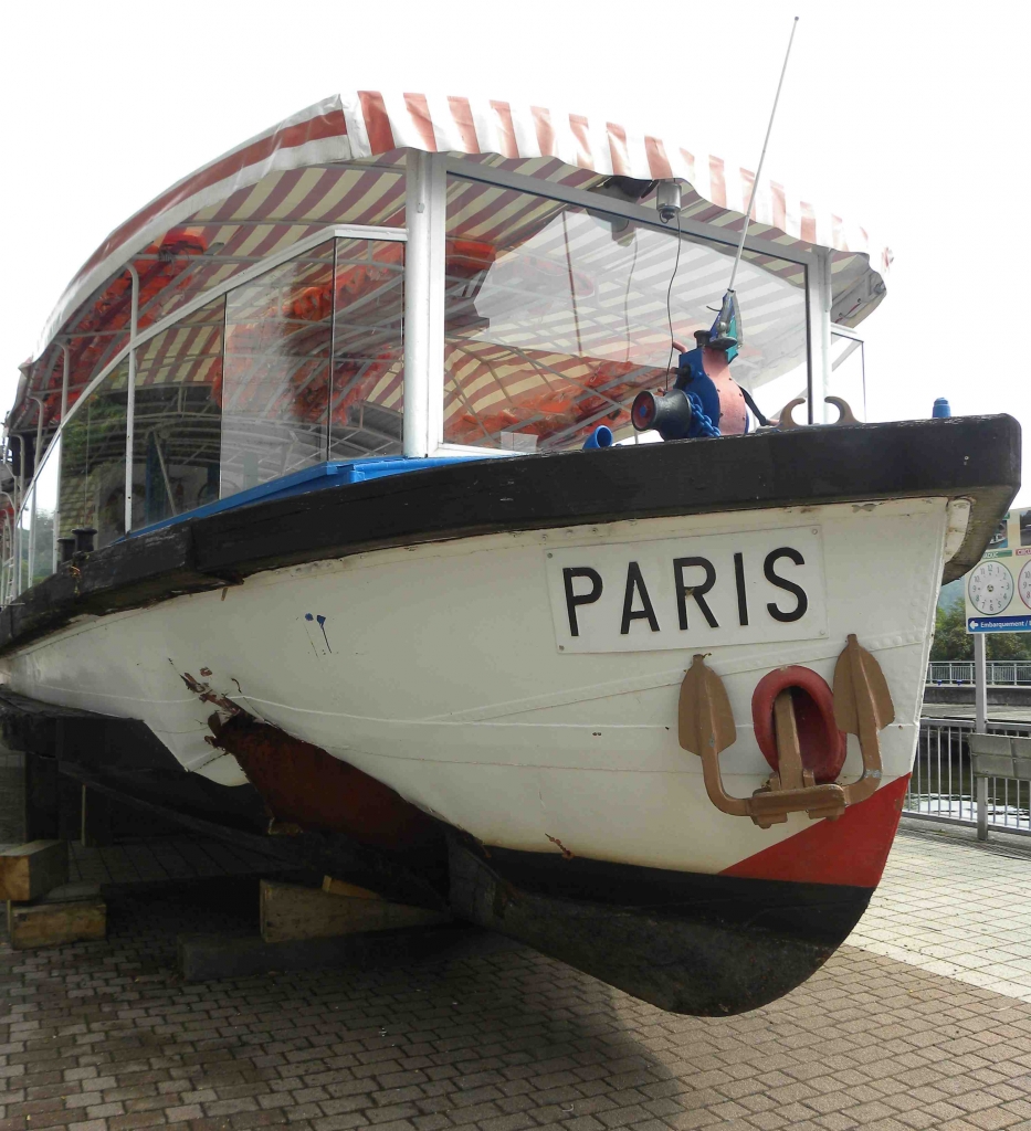 La coque du "Paris" après l'accident d'Arzviller (Photo PJL)