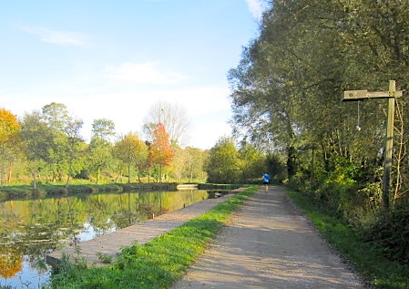 Le nouveau quai de la seconde halte de Long (Photo C-P.Vallois)