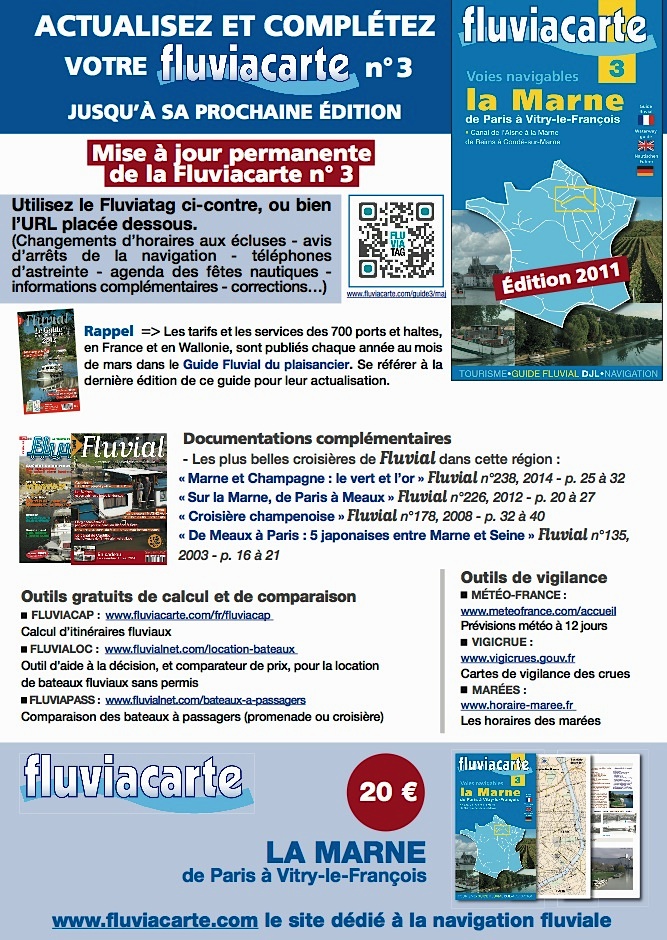 Fiche d'actualisation de la Fluviacarte n°3