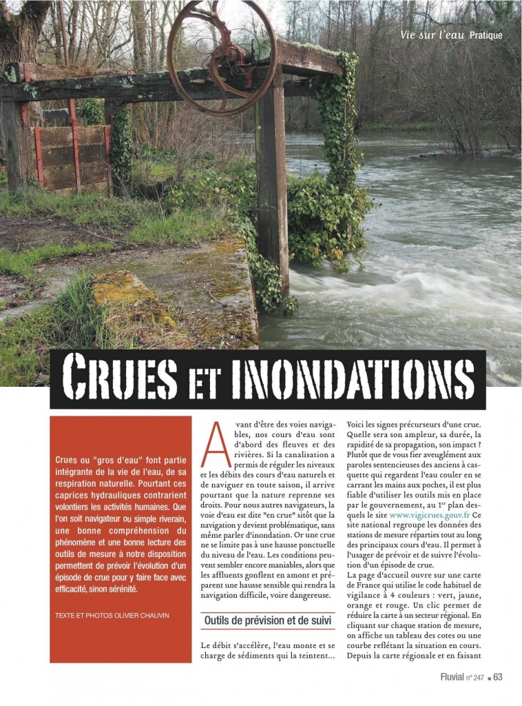 Crues et inondations (Fluvial N°247)