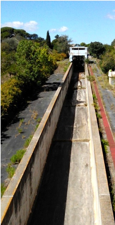 La pente d'eau de Fonsérannes (Photo F.Delabarre)