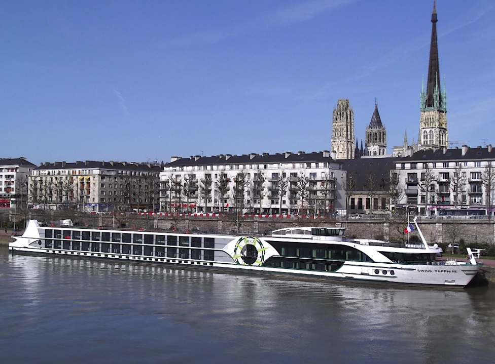 Le Swiss Sapphire en escale à Rouen (Photo Scylla)