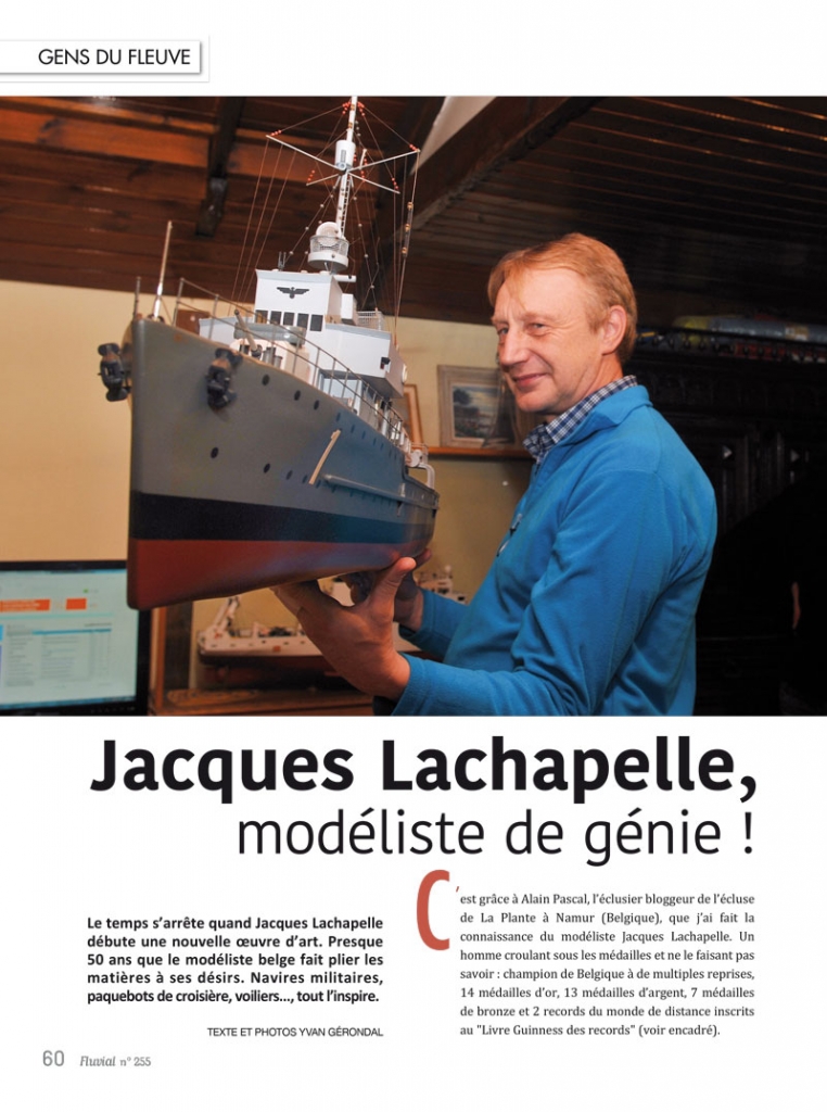 Jacques Lachapelle, modéliste de génie ! (Fluvial 255)