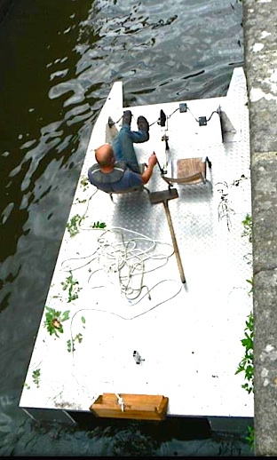 Le "Catalent" bateau de travail à propulsion musculaire (SMATAH)