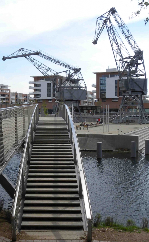 Le Bassin d'Austerlitz à Strasbourg (Photo PJL)