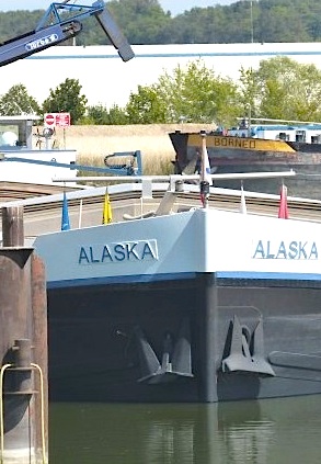 Alaska fait patienter Bornéo au port de Montereau (Photo Clio)