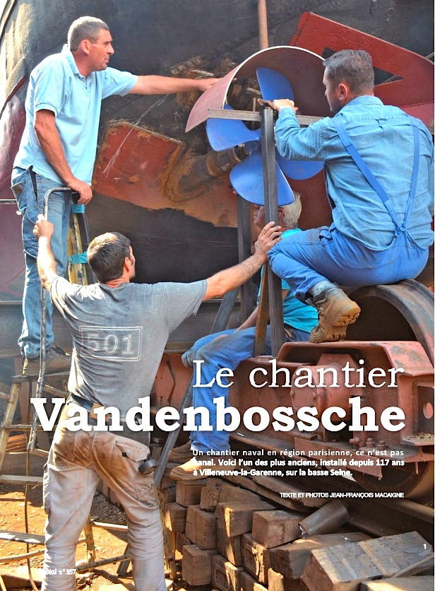 Le chantier Vandenbossche - Fluvial n°257