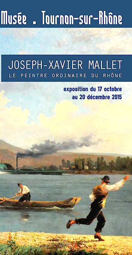 Affiche de l'exposition Mallet (musée de Tournon)