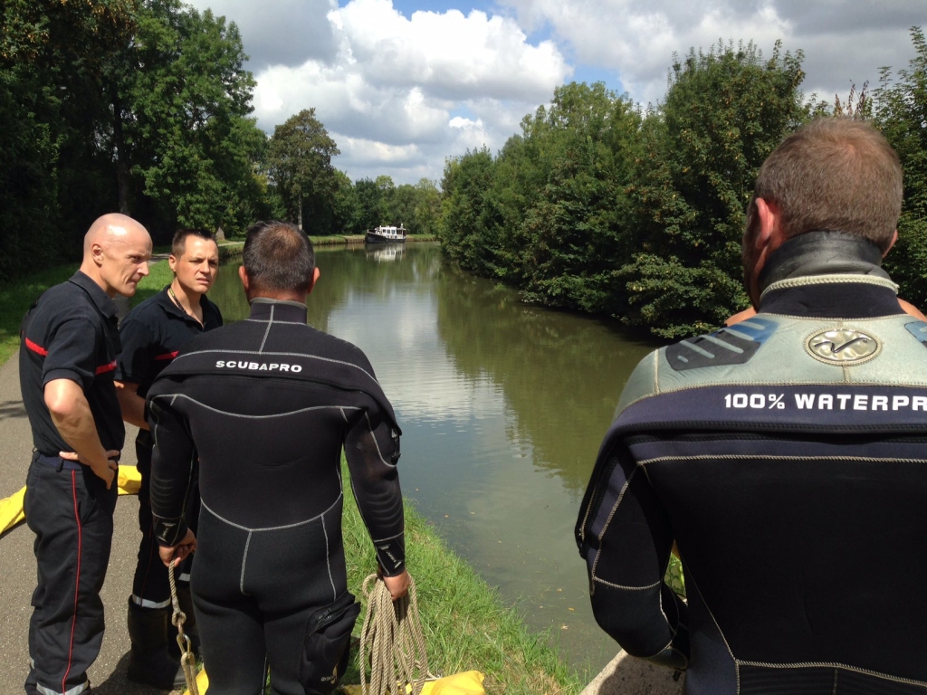 Les sapeurs pompiers sont sur place. (Photo Arnauld Salvini - France 3 Lorraine)