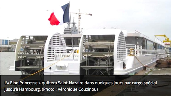 L'"Elbe Princesse", second paquebot fluvial de CroisiEurope (Photo V.Couzinou)