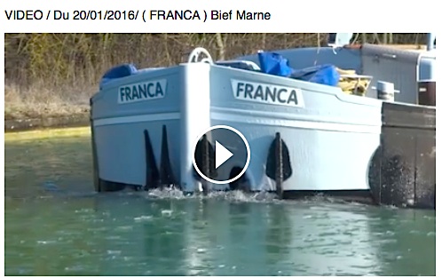 Le Franca brise la glace à Berry-au-Bac (vidéo C.Brasseur)