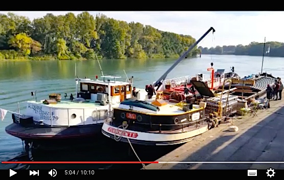 Le voyage pour le climat de Tourmente et Alizarine (Photo "Vivre le canal")