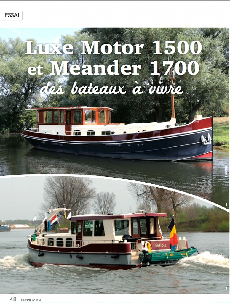 Deux bateaux à vivre (Fluvial n°264 - juillet/août 2016)