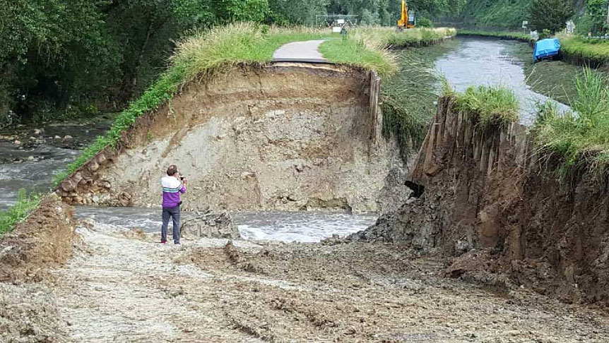 "La voie verte passait ici !" - Meilhan-sur-Garonne (photo Bruno Chanal)