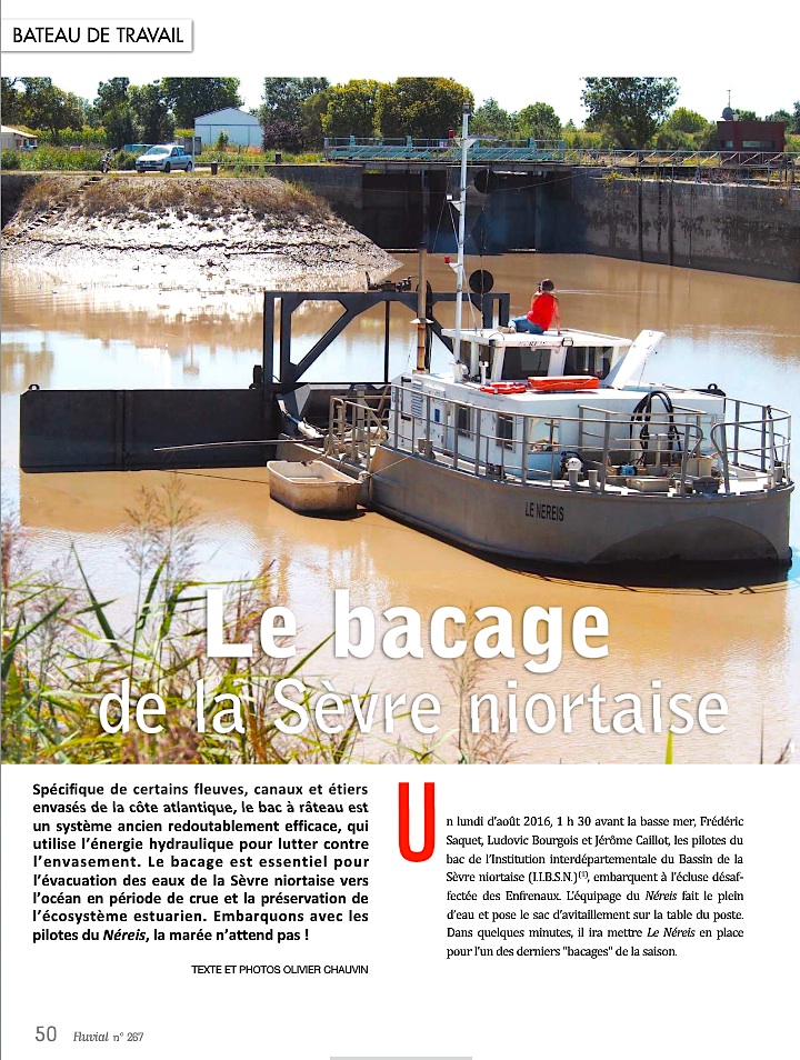 Le bacage dela Sèvre-Niortaise - Fluvial n°267