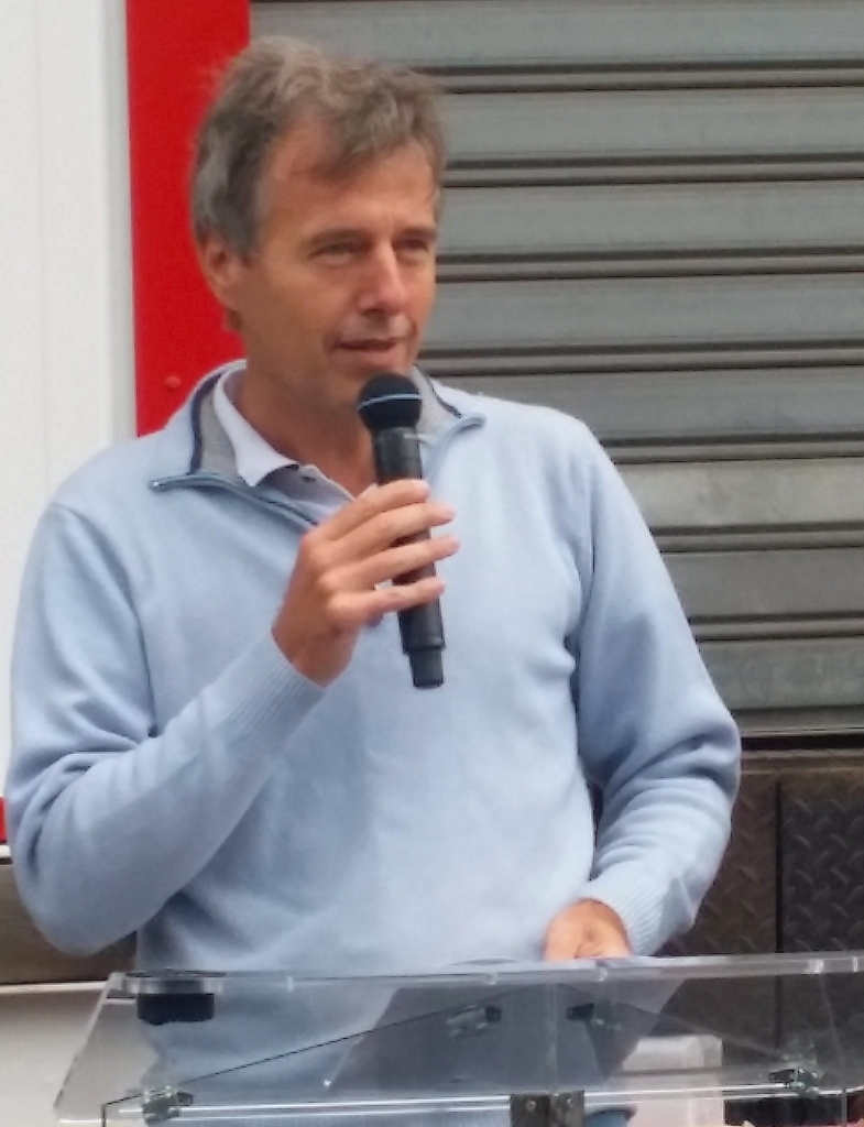 Éric Fuchs, directeur du port de Bonneuil (Photo F-X. Lesaulnier)