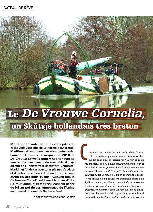 Le "De Vrouwe Cornelia" (Fluvial n°275)