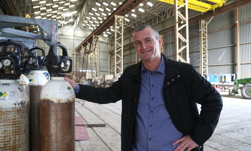 Olivier Gaulard est le nouveau gérant des chantiers navals de Barriol. (Photo Bruno SOUILLARD)