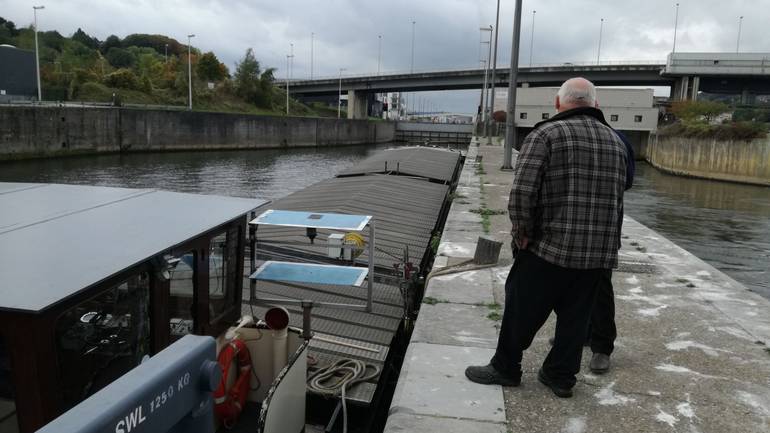 Les bateliers se sentent pris en otage. - (Photo RTBF - Anaïs Stas)