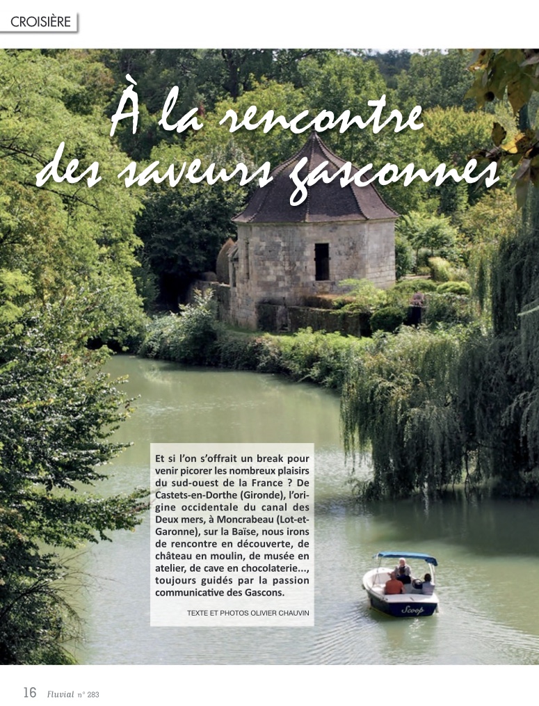 À la rencontre des saveurs gasconnes - Fluvial n°283