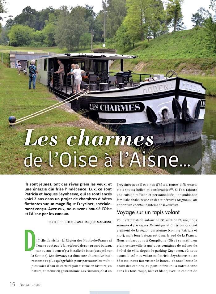 "Les Charmes" de l'Oise à l'Aisne (Fluvial n°287)