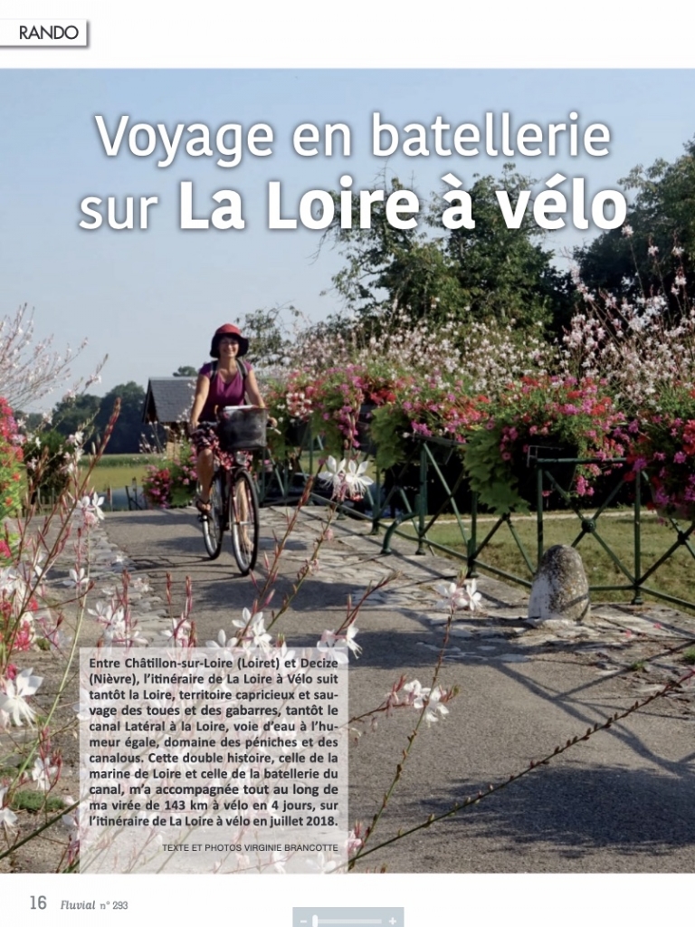 Voyage en batellerie sur la Loire (Fluvial n°293)