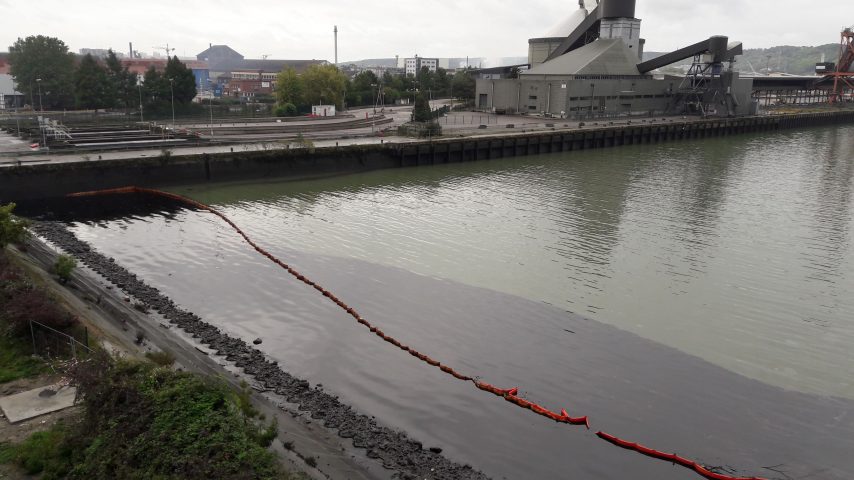 uite à l’incendie de Lubrizol à Rouen (Seine-Maritime), la pollution de la Seine inquiète. (photo Mal de Seine)