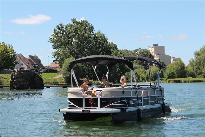 Des taxis là où coule une rivière à Chalon-sur-Saône (Photo D.R.)