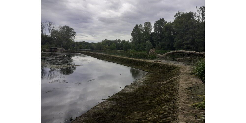 Le niveau d’eau a baissé dans la nuit de samedi à dimanche, suite à un acte de malveillance la veille. (Photo ER)