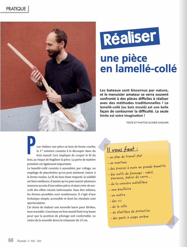 Réaliser un lamellé-collé (Fluvial n°302-303)