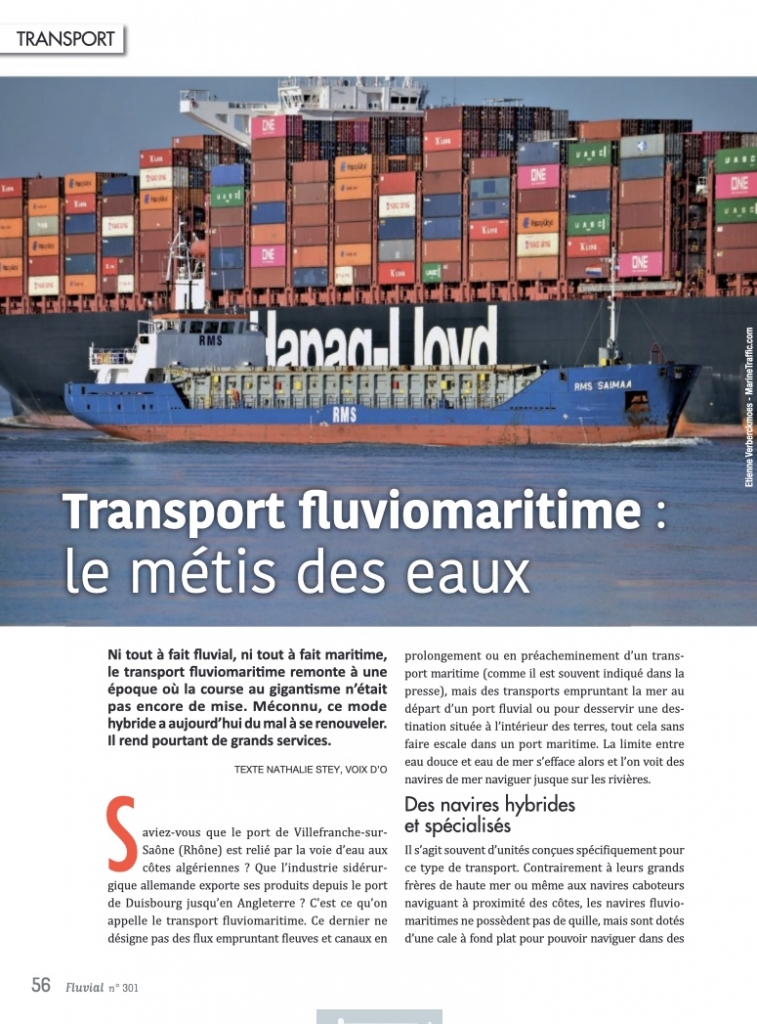 Transport fluviomaritime - Fluvial n°301