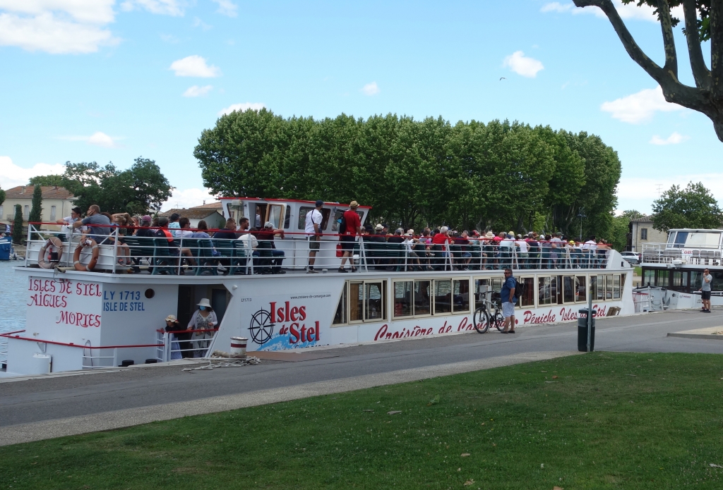 Aigues-Mortes, bateau à passagers Isles de Stel (Photo Virginie Brancotte)