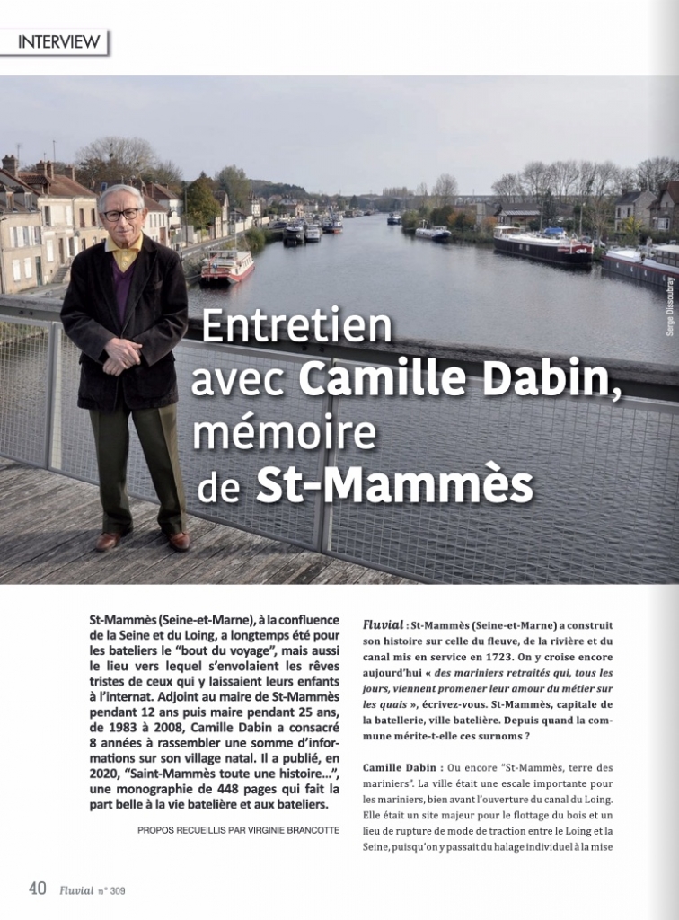 Entretien avec C. Dabin - Fluvial n°309